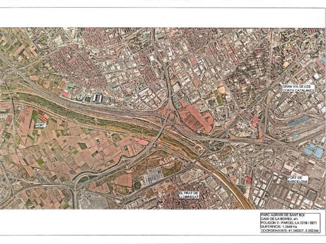 Terreno en venta en Sant Boi de Llobregat, de 13.849 m² por 179.000