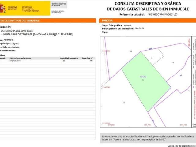 Terreno en venta en Santa Cruz de Tenerife, Santa María del Mar