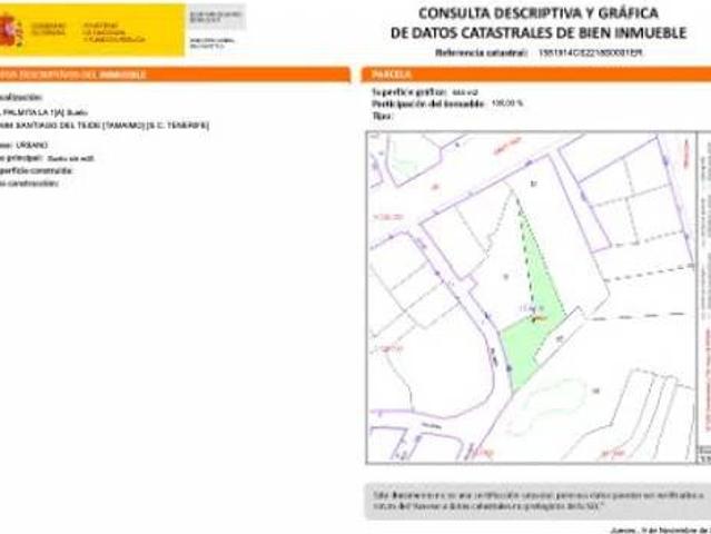 Terreno en Venta en Santiago del Teide