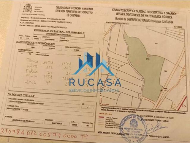 Terreno en Venta en Santiurde de Toranzo
