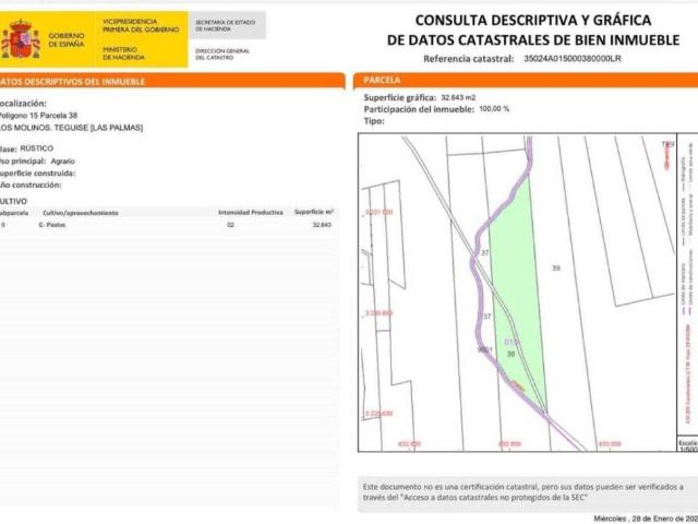 Terreno en Venta en Teguise