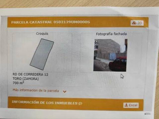 Terreno en Venta en Toro