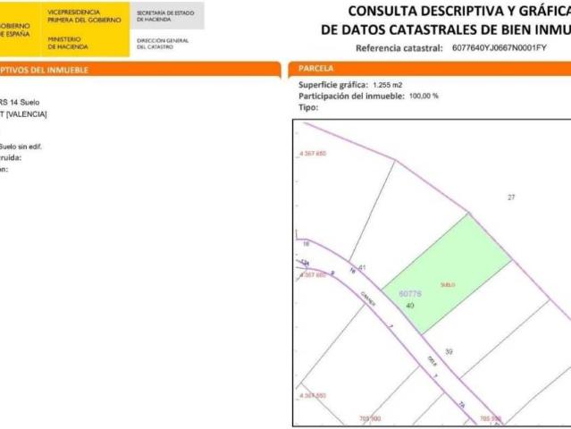 Terreno en Venta en Torrent València