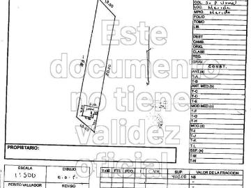 TERRENO EN VENTA EN UBICACI?N PRIVILEGIADA DE CHUBURNA DE HIDALGO, M?RIDA