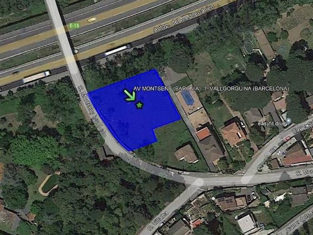 Terreno en venta en urbanización Can Bosch, Vallgorguina, de 1.603 m² por 55.000