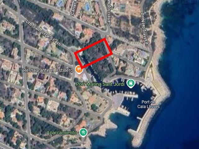 Terreno en venta en urbanización San Jorge S Casti, Ametlla de Mar, l´, de 1.030 m² por 250.000