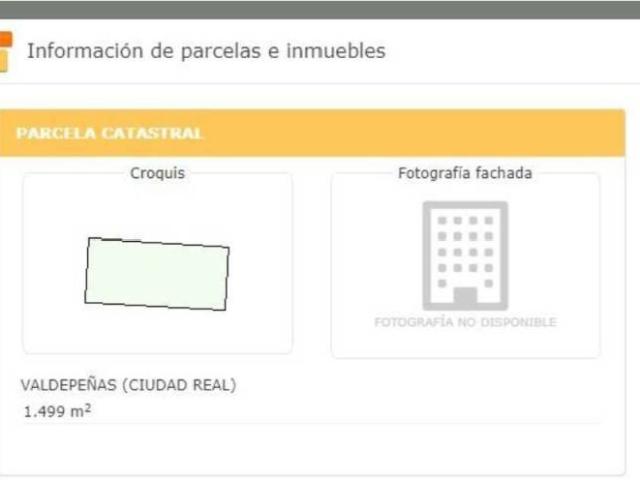 Terreno en Venta en Valdepeñas