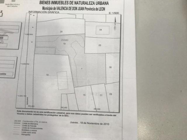 Terreno en venta en Valencia de Don Juan, Centro