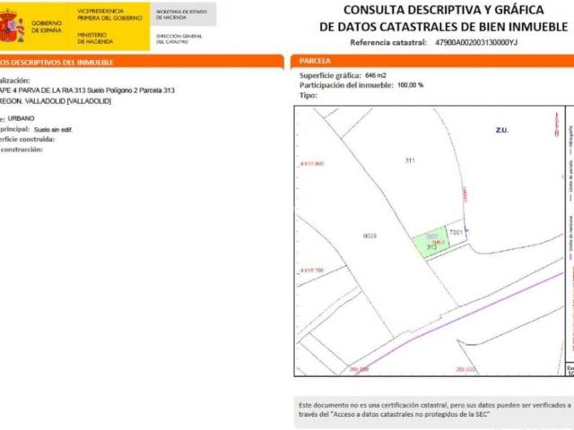 Terreno en Venta en Valladolid