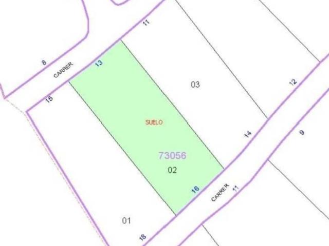 Terreno en Venta en Vallirana
