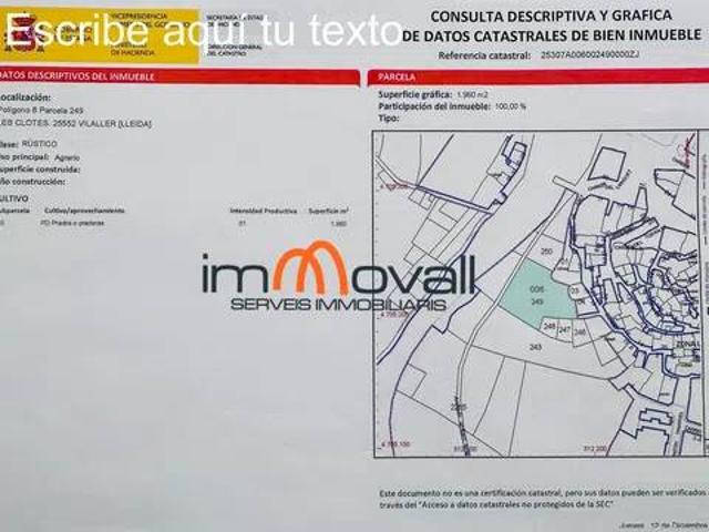 Terreno en Venta en Vilaller