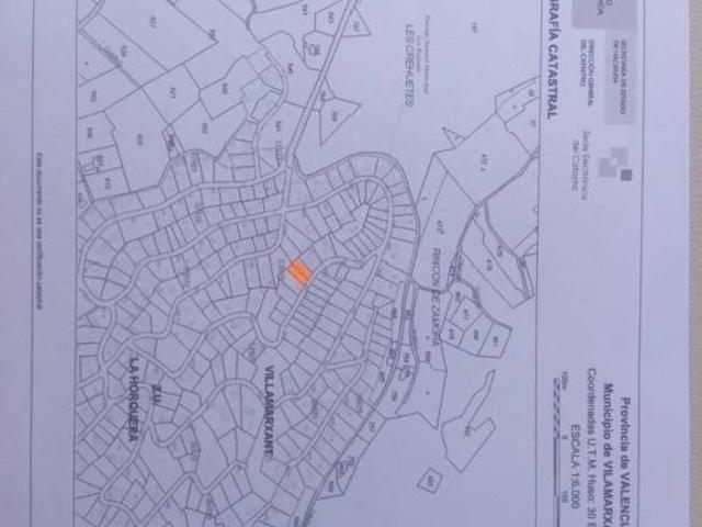 Terreno en Venta en Vilamarxant