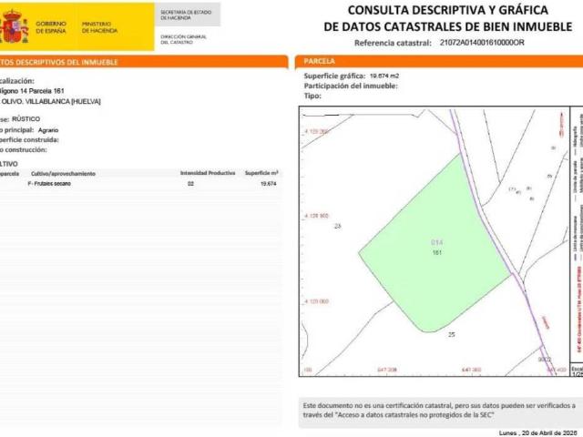 Terreno en Venta en Villablanca