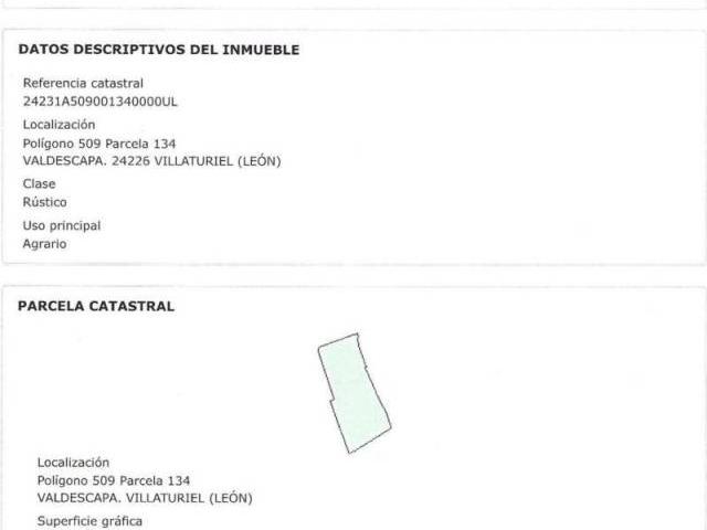 Terreno en Venta en Villaturiel