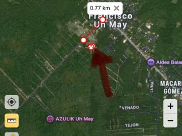 Terreno en venta Fco uh May, Tulum