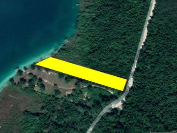 Terreno en venta frente a laguna en Xul Ha, Bacalar