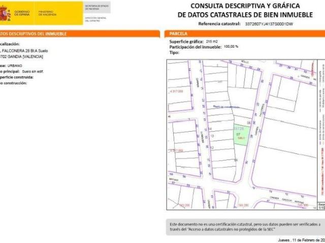 Terreno en venta Gandia