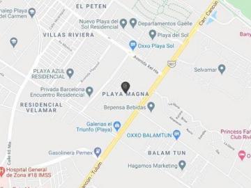 TERRENO EN VENTA PLAYA DEL CARMEN PLAYA MAGNA FVT 1203