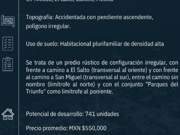 Terreno en Venta, Savanna, El Salto, Jalisco
