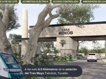 Terreno en Venta urbanizado Tixkokob Yucatán