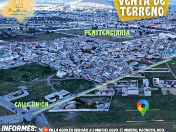 TERRENO EN VENTA 785 M2, A 2 MIN DEL BLVD. MINERO, PACHUCA, HIDALGO