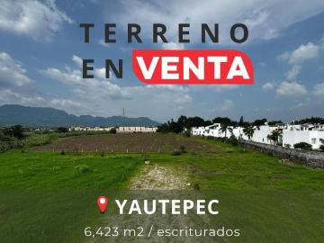 Terreno escriturado ideal para desarrollo residencial habitacional en Yautepec, Morelos