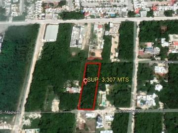 TERRENO FRACC. ALAMOS II CANCÚN SUP. 3,307 MTS