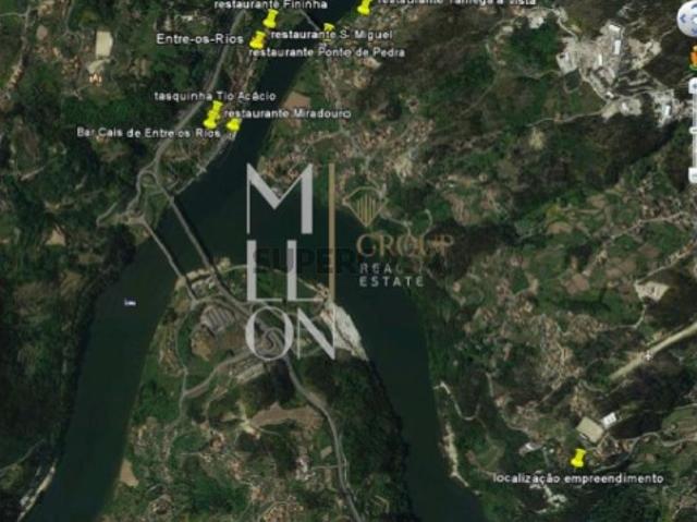 Terreno frente rio Douro, c/ Projeto para Vila Turística 5 Estrelas