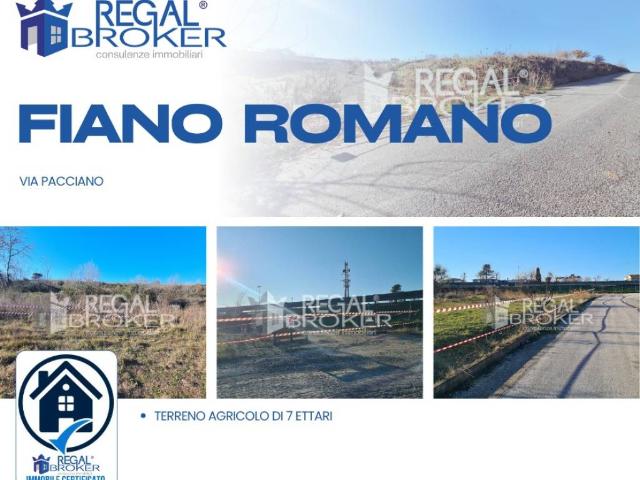 Terreno in vendita a Fiano Romano RM