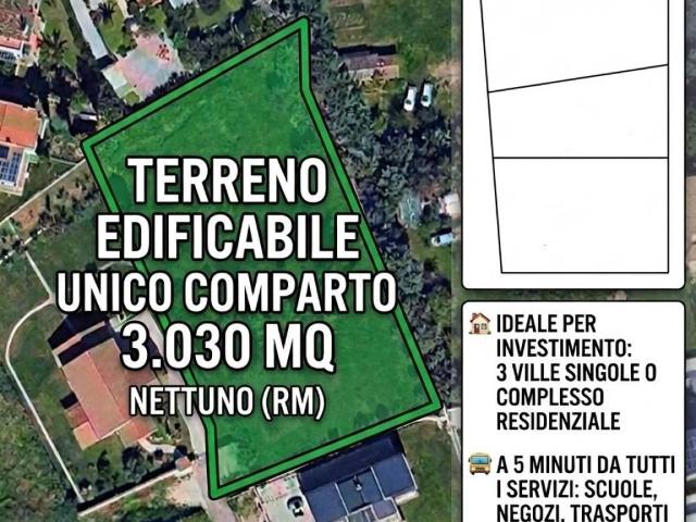 Terreno in vendita a Nettuno RM