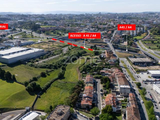 Terreno Industrial 16.953m2 São Mamede de Infesta A41
