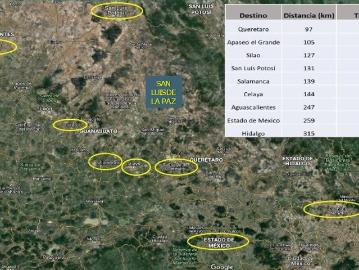 Terreno Industrial en Venta en San Luis de la Paz, Guanajuato