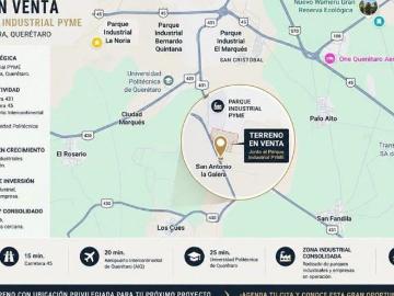Terreno industrial en venta, junto a PI PYME
