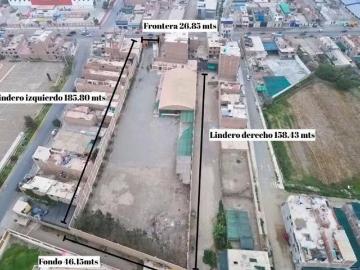 TERRENO INDUSTRIAL O PARA PROYECTO INMOBILIARIO EN HUACHO