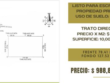 Terreno Listo para Construir o Desarrollar en Tixcuncheil