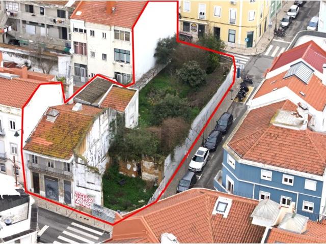 Terreno / Prédio com PIP Aprovado para 10 Apartamentos, para Venda junto à Alameda / Penha de França, Lisboa