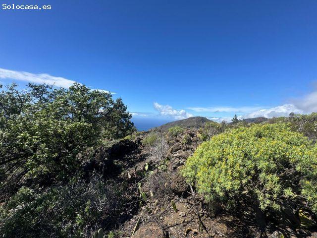 Terreno rústico de 2.038 m2 con encanto, vistas al mar y a la montaña en Arguayo – Sur de Tenerife