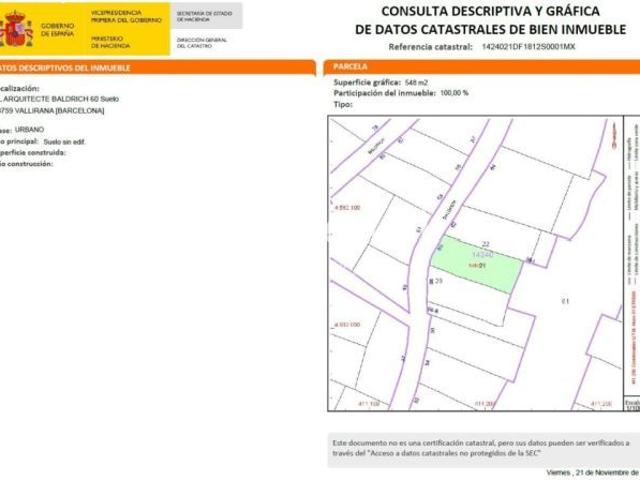TERRENO RESIDENCIAL SOLEADO EN VALLIRANA
