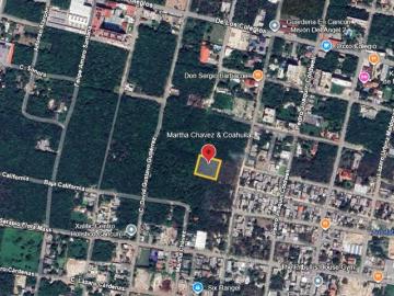 Terreno Residencial 2,500 m² en Esquina Ejido Alfredo V. Bonfil, Cancún