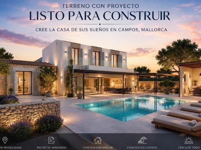 Terreno / Solar de 393 m2 en venta Campos, Baleares