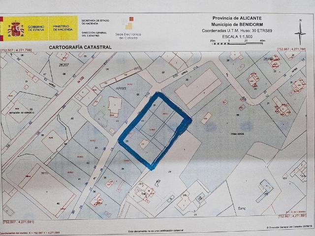 Terreno / Solar en venta Benidorm, España