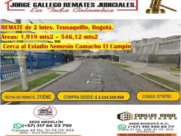Terreno / Solar en venta Bogotá, Bogotá D.C