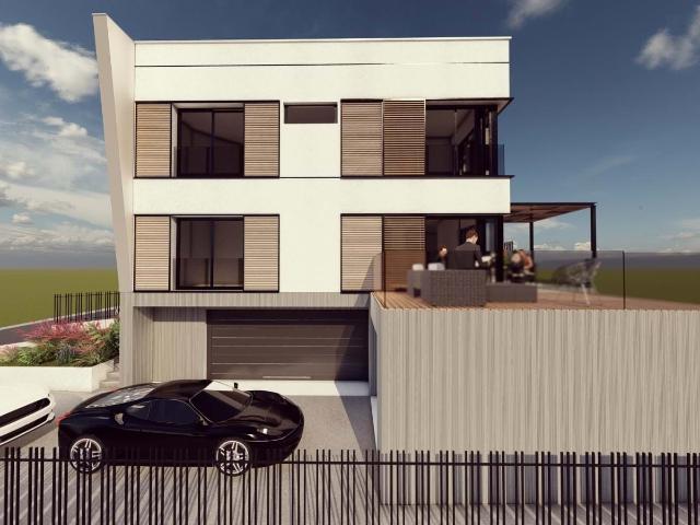 Terreno Urbano com projeto para moradia Bifamiliar