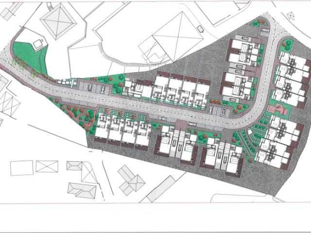 Terreno Urbano, com projecto aprovado, para 25 moradias, em Mouriz Paredes
