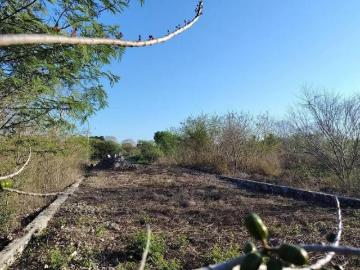 Terreno urbano en venta con amplio fondo en Hunucmá
