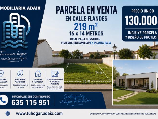 Terreno Urbano en Venta en Calle Flandes Palencia, Palencia