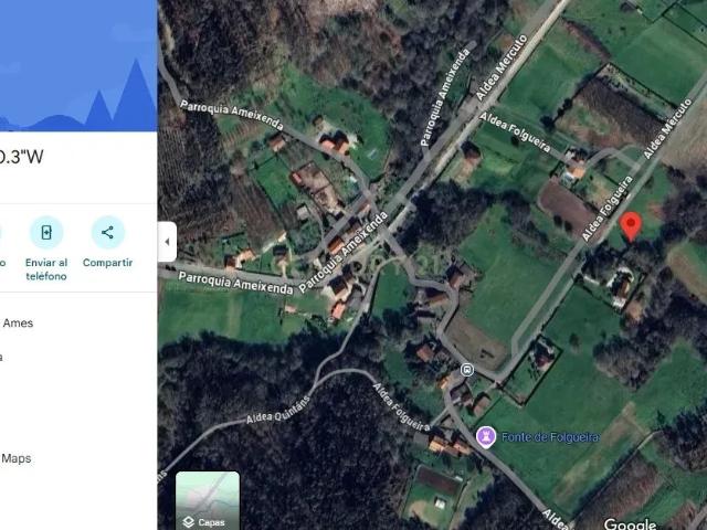 Terreno urbano en Aldea Folgueira AMES. Muy bien comunicado. 2.294M2