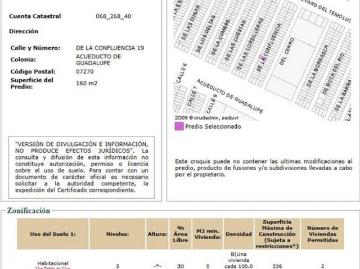 Terreno Venta Acueducto de Guadalupe