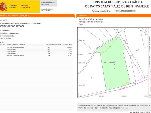 Terreno Venta Sevilla