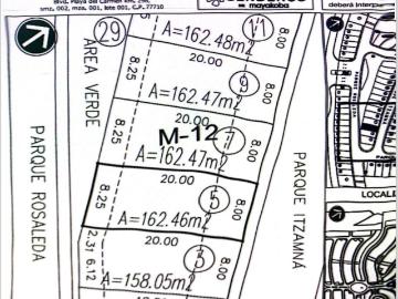 Terreno 162 m2 en Senderos Norte Ciudad Mayakoba